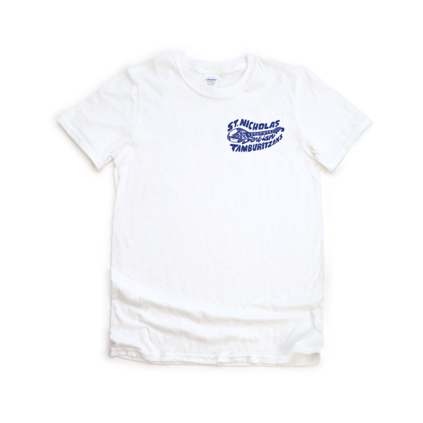 St. Nicholas Tamburitzans Tee- Design on Breast and Back