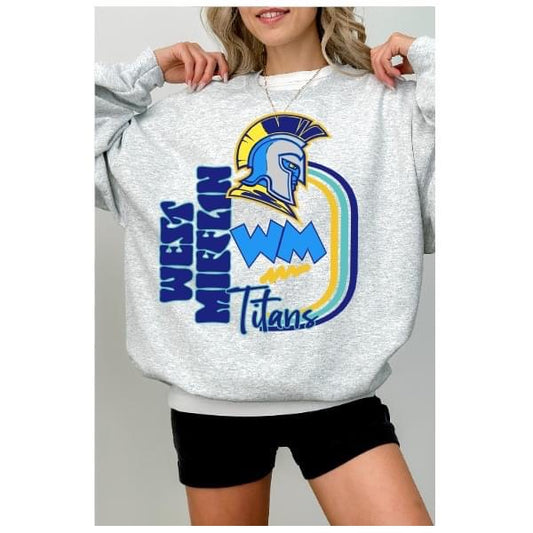 West Mifflin Espresso Crewneck