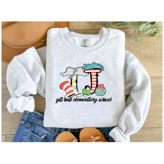 Dr. Seuss School Days Crewneck