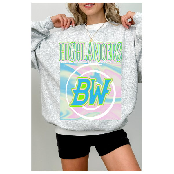 Woodland Hills Pastel Prep Crewneck