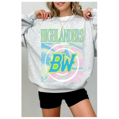 Woodland Hills Pastel Prep Crewneck