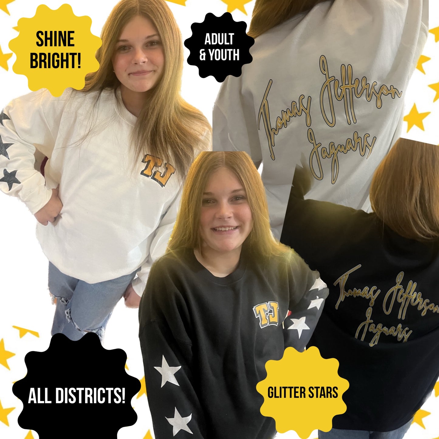 Kiski Area Shine Bright Crewneck - Not Pictured