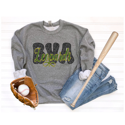 Chantilly Lace - BVA Black Letters Crewneck
