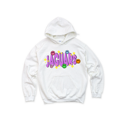 Jaguars Purple Smiley - Hoodie