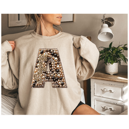 Printed Pearly -Alderdice Crewneck