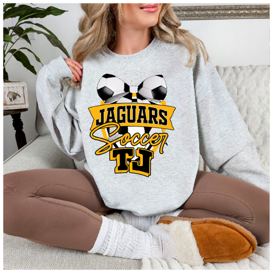 TJ Soccer Crest Crewneck - Soccer Bow