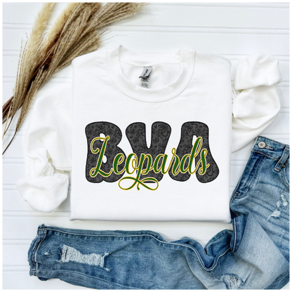Chantilly Lace - BVA Black Letters Crewneck