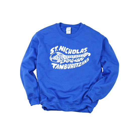 St. Nicholas Tamburitzans Crewneck Sweatshirt - Design on Center