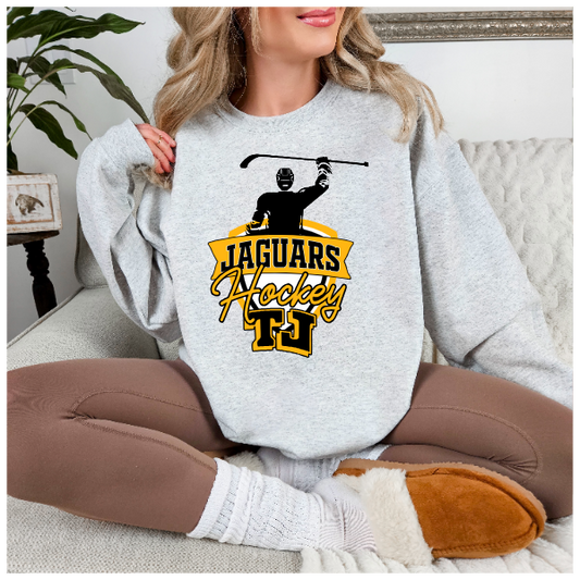TJ Hockey Crest Crewneck - Hockey Player