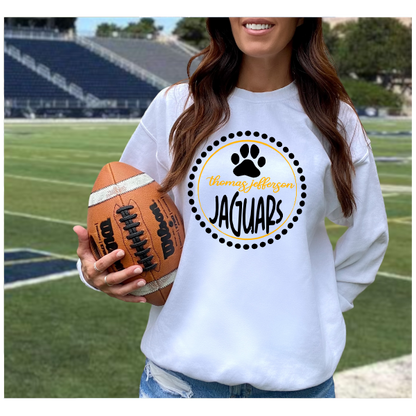 Jaguars Circle Dots - Crewneck
