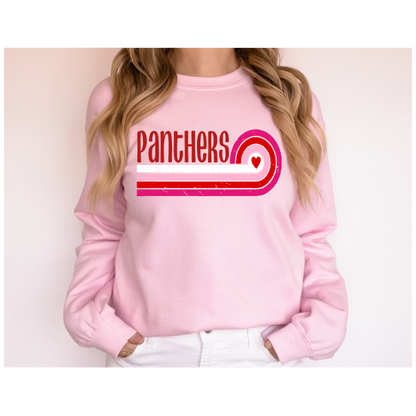 Retro Valentines Day Panthers