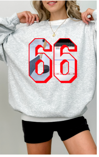 Hockey Numbers Crewneck