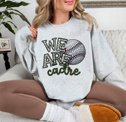 We Are - Jeweled Baseball TSHIRT Cadre