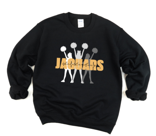 Cheer Silhouette - Jaguars Crewneck