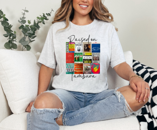 Vintage Tambura Records Raised on Tambura- Tshirt