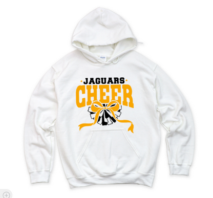Cheer Mascot Pom & Bow - TJ Jaguars Hoodie