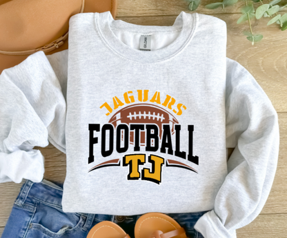 Football Stencil - TJ Jaguars Crewneck