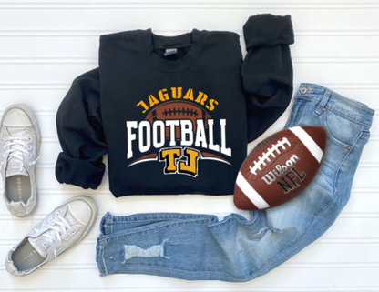 Football Stencil - TJ Jaguars Crewneck