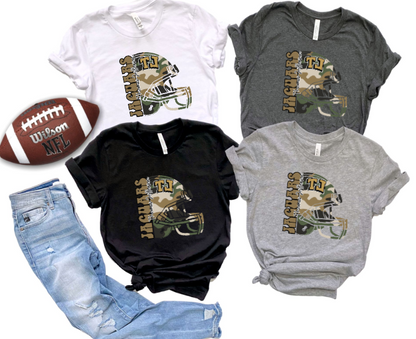 Camo Football - TJ Jaguars Tshirt