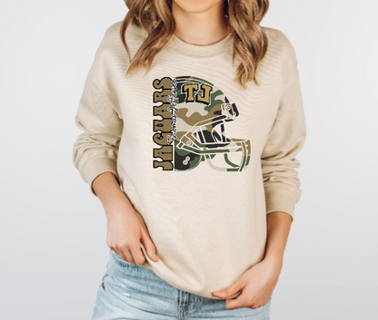 Camo Football - TJ Jaguars Crewneck