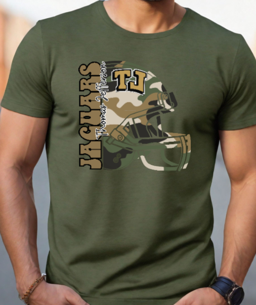 Camo Football - TJ Jaguars Tshirt