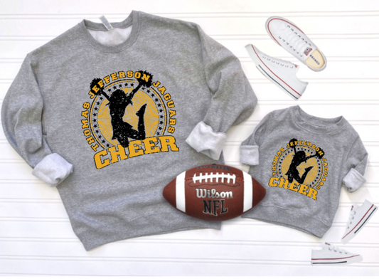 Cheerleader Celebrate - TJ Jaguars Crewneck
