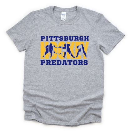 Hockey Silhouette - Predators Tshirt