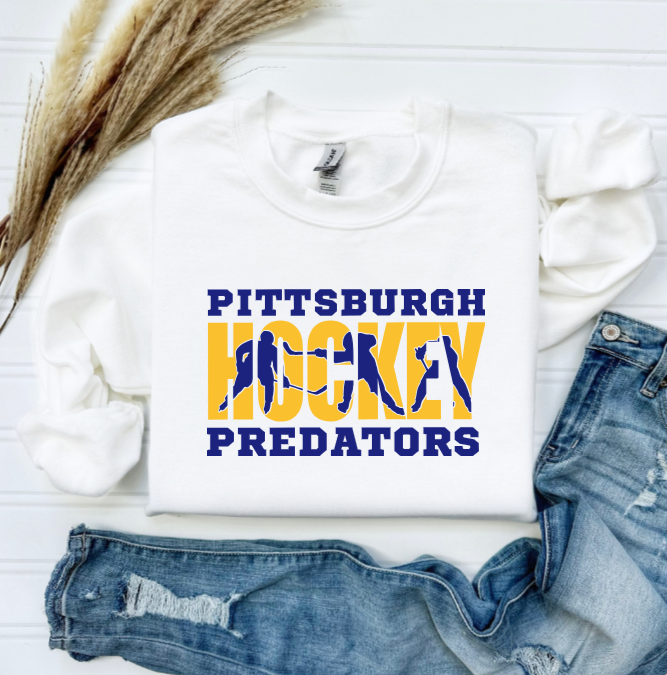 Hockey Silhouette - Predators Crewneck