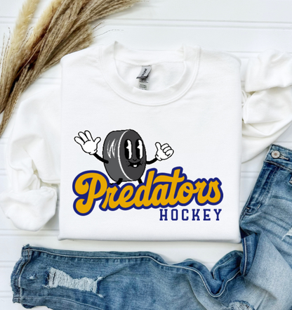 Hockey Retro Dude - Predators Crewneck