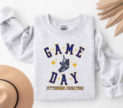 Game Day Hockey Skates - Predators Crewneck
