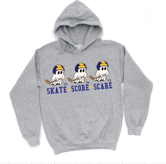 Skate, Score, Scare - Predators Hoodie