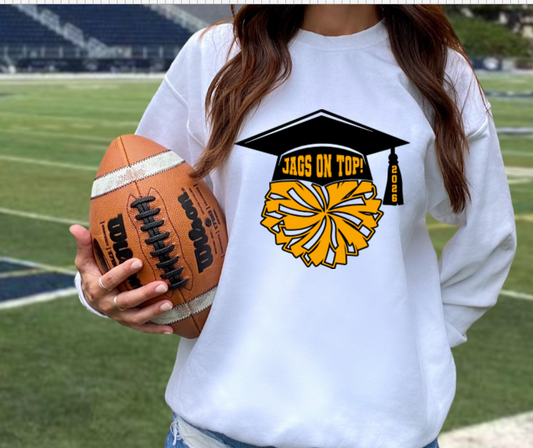 Senior Cheerleader  - TJ Crewneck