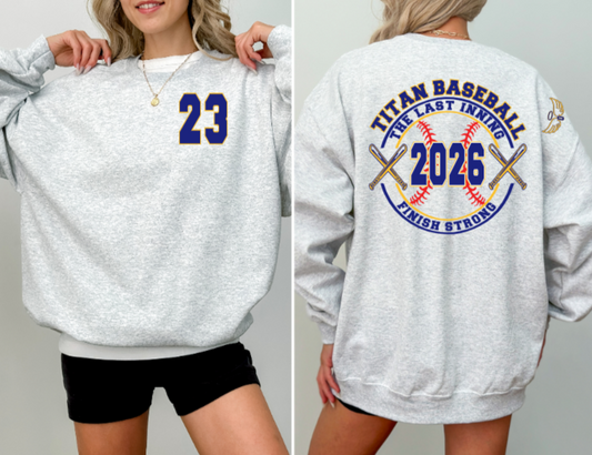 1 WM Baseball Final Inning - Crewneck