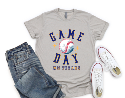 Game Day Baseball  - WM Titans Tshirt