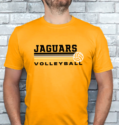 Retro Volleyball - TJ Jaguars Tshirt