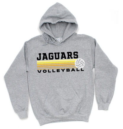 Retro Volleyball - TJ Jaguars Hoodie