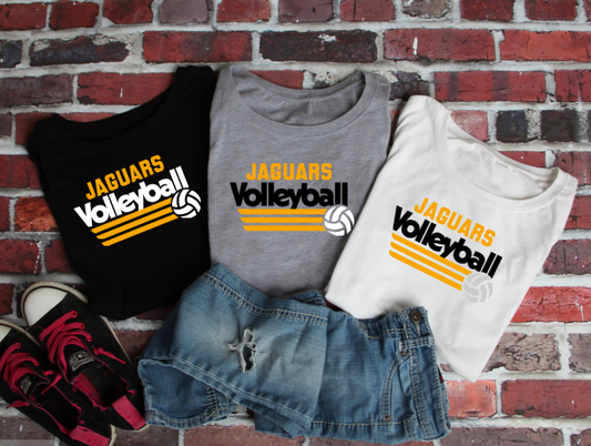 Hippie Volleyball - TJ Jaguars Tshirt