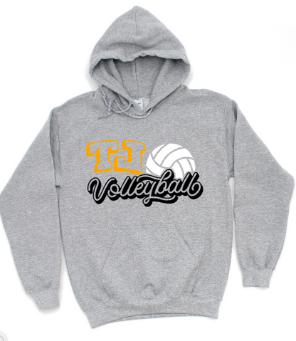 Curly Volleyball - TJ Jaguars Hoodie