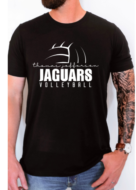 Volleyball Script - TJ Jaguars Tshirt