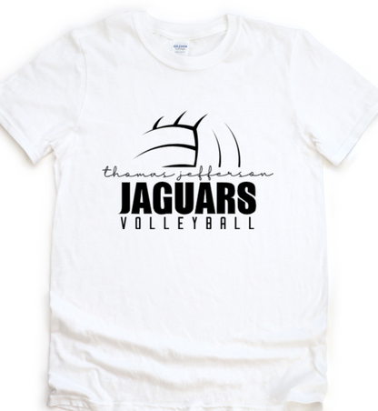 Volleyball Script - TJ Jaguars Tshirt