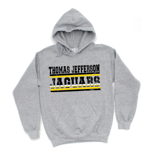 School Spirit Distressed - TJ Jaguars Hoodie