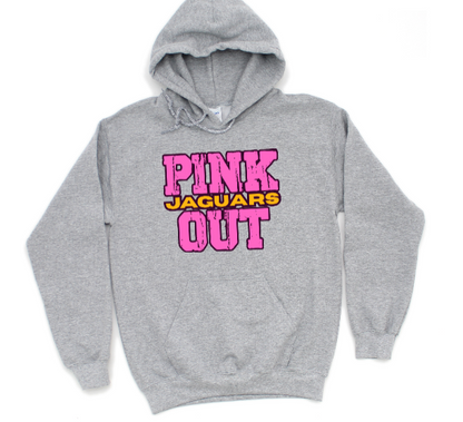 Z- Pink Out School Spirit- TJ Jaguars Hoodie