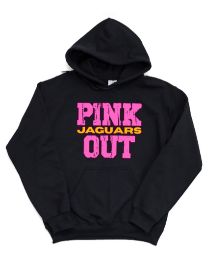 Z- Pink Out School Spirit- TJ Jaguars Hoodie