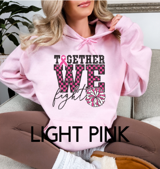 Together We Fight Checkered-  Hoodie