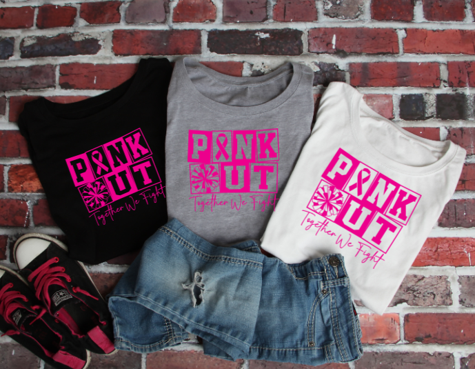 Pink Out Cheer - Tshirt