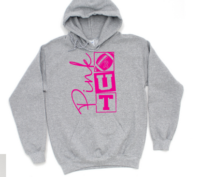 Pink Out Football - Hoodie