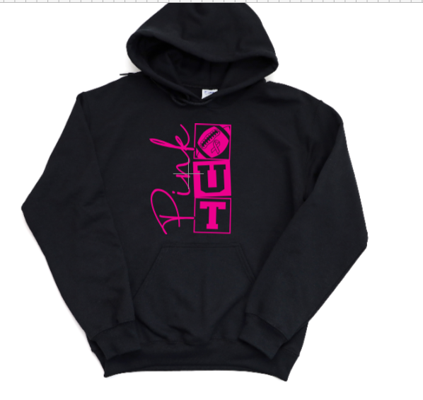 Pink Out Football - Hoodie