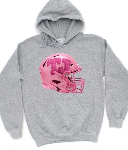 Sparkle Pink TJ Helmet - Hoodie
