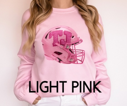Sparkle Pink TJ Helmet - Crewneck