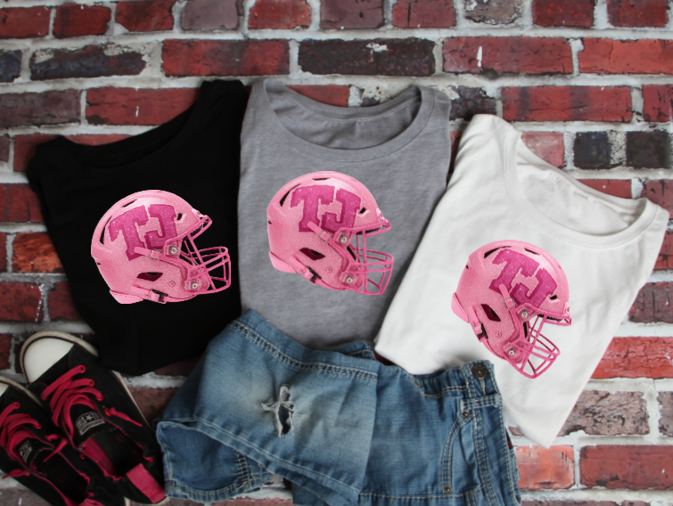 Sparkle Pink TJ Helmet - Tshirt